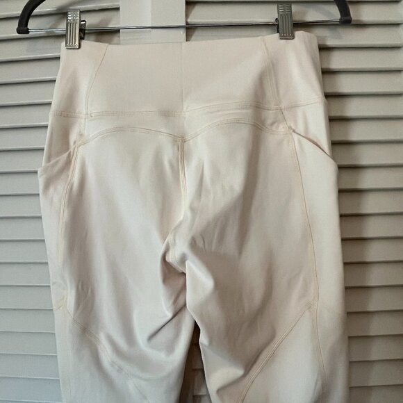 NWT Fabletics PureLuxe Oasis 7/8 pants medium women ivory oats - Picture 7 of 10